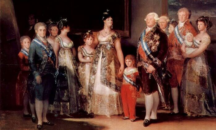 Charles-IV of Spain and his family prado museum
